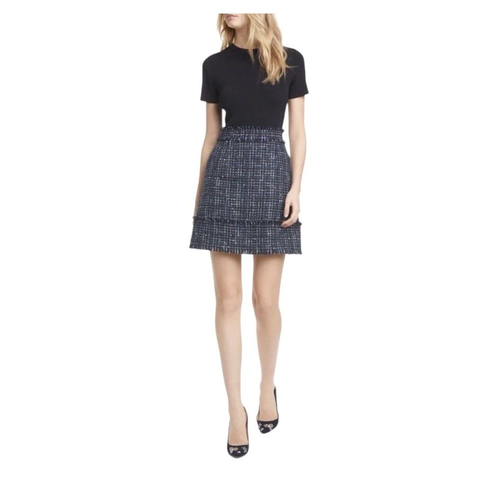 New Ted Baker London Fearnic Layered Look Dress Women's Size 1 Short Sleeve